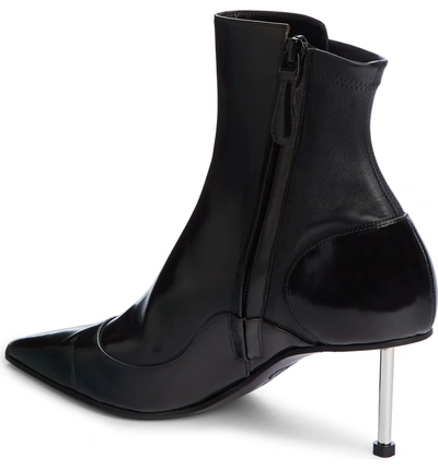 Shop Alexander Mcqueen Button Up Bootie In Black