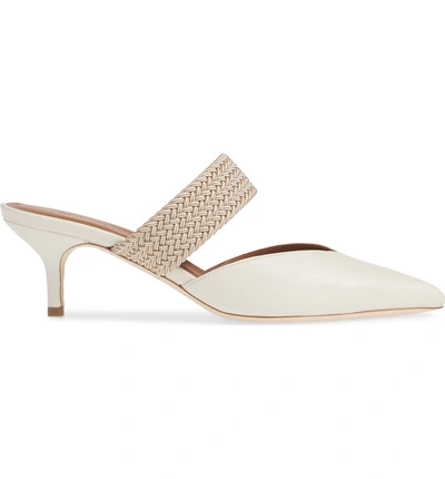 Shop Malone Souliers By Roy Luwolt Maisie Banded Mule In Cream Leather