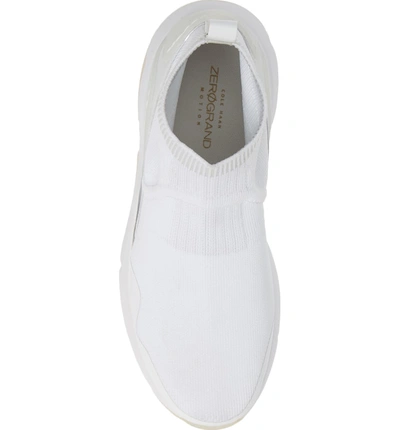 Shop Cole Haan Zerogrand Motion Slip-on Sneaker In Optic White Leather