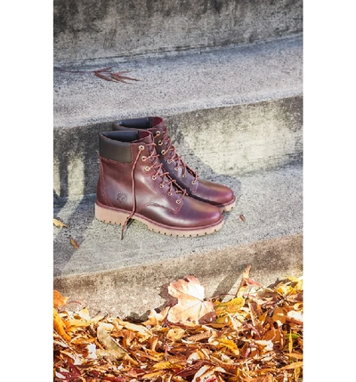 Shop Timberland Jayne Waterproof Hiking Bootie In Jet Black Leather