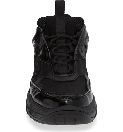 Shop Calvin Klein Jeans Est.1978 Maya Sneaker In Black Fabric/ Suede