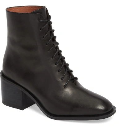 Shop Jeffrey Campbell Talcott 2 Bootie In Black Leather