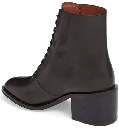 Shop Jeffrey Campbell Talcott 2 Bootie In Black Leather