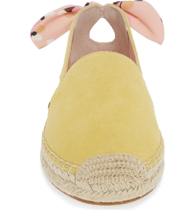 Shop Kate Spade Grayson Espadrille Flat In Roasted Maize