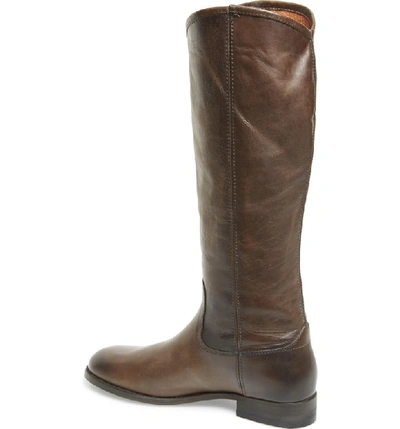 Shop Frye Melissa Button 2 Knee High Boot In Slate Leather