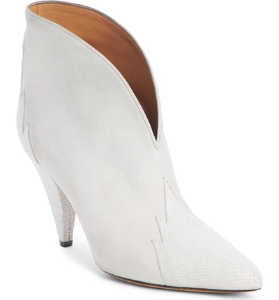 Shop Isabel Marant Archee Bootie In White