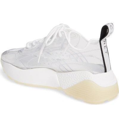 Shop Stella Mccartney Eclypse Transparent Sneaker In Transparent/ White