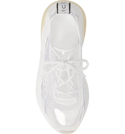 Shop Stella Mccartney Eclypse Transparent Sneaker In Transparent/ White