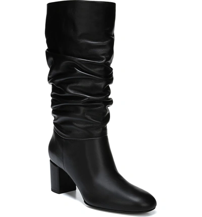 Shop Via Spiga V-naren Slouchy Boot In Black Leather