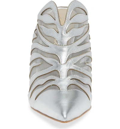Shop Matisse Mirror Pointy Toe Mule In Silver