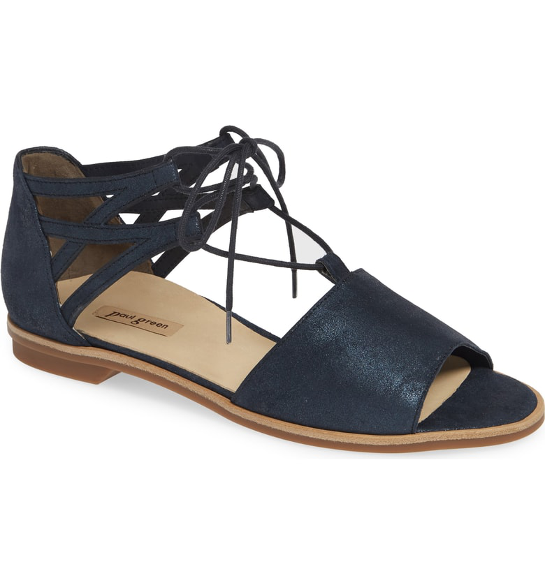 paul green morea lace up sandal