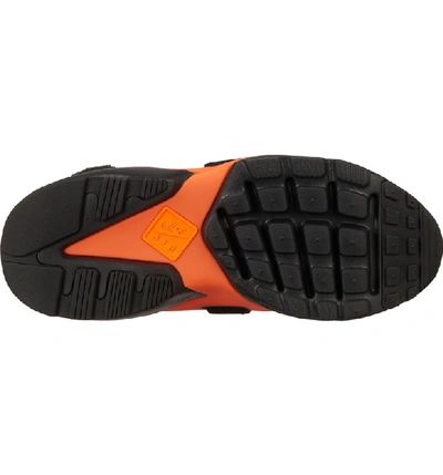 Shop Nike Air Huarache City Utility Sneaker In Black/ Total Orange/ White