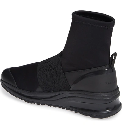 Shop Taryn Rose Zorah Sneaker In Black Leather