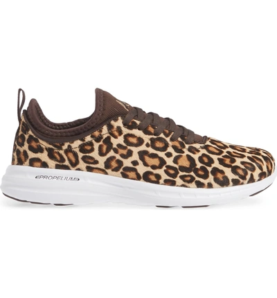 Shop Apl Athletic Propulsion Labs Genuine Calf Hair Sneaker In Cheetah