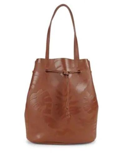 Shop Steven Alan Dylan Leather Tote In Brown