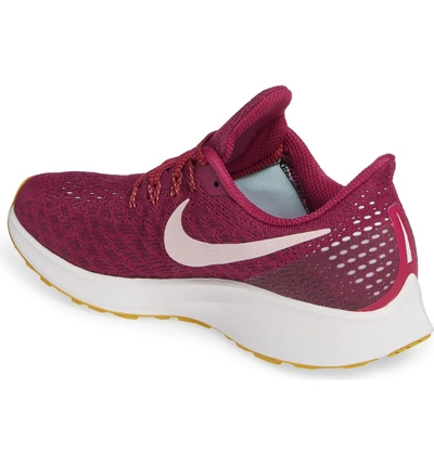 Shop Nike Air Zoom Pegasus 35 Running Shoe In True Berry/ Plum Chalk/ Grey