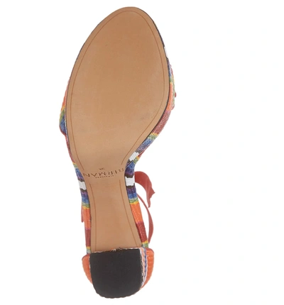 Shop Alexandre Birman Clarita Platform Sandal In Coral Multi