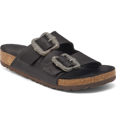 Shop Marc Jacobs Redux Grunge Slide Sandal In Black