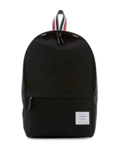 Shop Thom Browne Minimalistic Backpack In Black