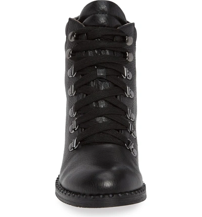 Shop Gentle Souls By Kenneth Cole Brooklyn Combat Boot In Black Leather