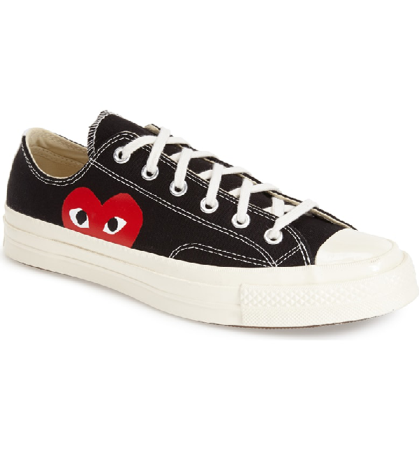 cdg converse hidden heart