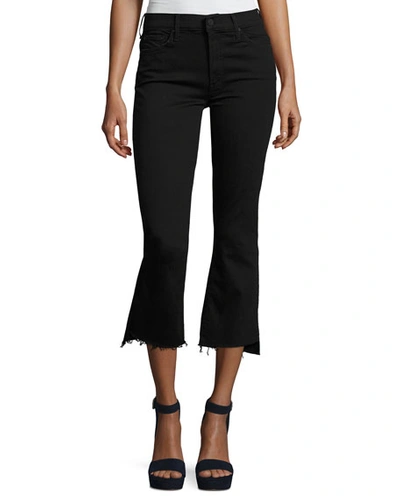 Shop Mother Insider Crop Step Fray Jeans In Not Guilty