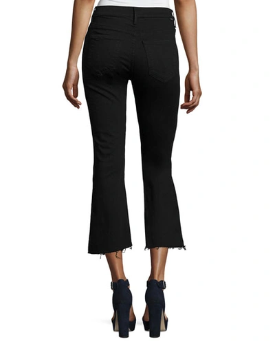 Shop Mother Insider Crop Step Fray Jeans In Not Guilty