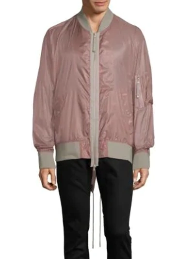 Shop Diesel Black Gold Jacobus Full-zip Jacket In Dark Pink