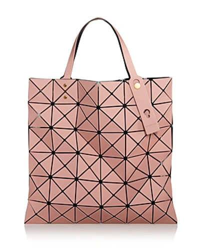 Shop Bao Bao Issey Miyake Lucent Frost Tote In Smoky Pink/gold