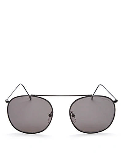 Shop Illesteva Women's Mykonos Aviator Sunglasses, 54mm In Black/black