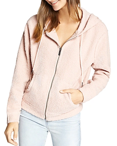 Shop Sanctuary After Party Sherpa Hoodie In Pink Fizz
