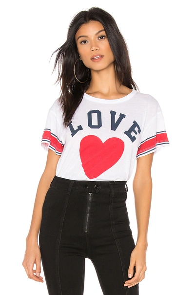 Shop Chaser Team Love Top In White.