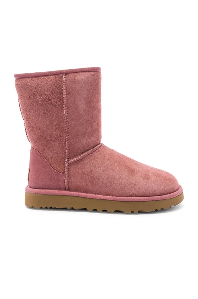 Shop Ugg Classic Short Ii Boot In Pink. In Pink Dawn