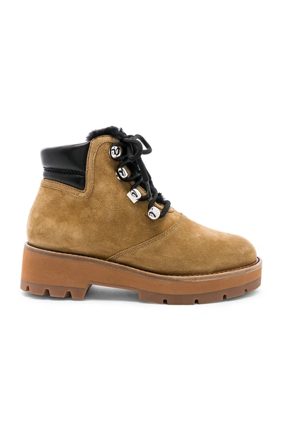 Shop 3.1 Phillip Lim / フィリップ リム Dylan Shearling Lace Up Boot In Oak
