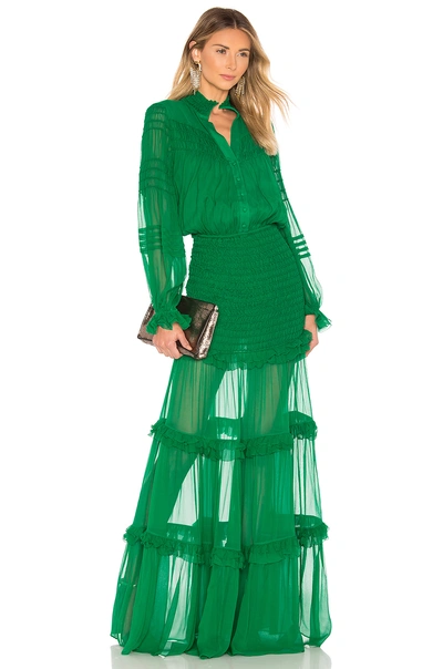 Shop Alexis Sinclair Dress In Green