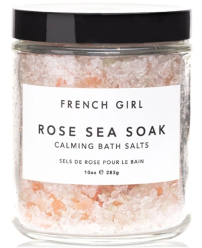 Shop French Girl Rose Sea Soak Calming Bath Salts, 10-oz. In Lightpink