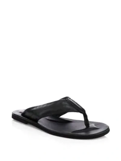 Shop To Boot New York Leather Thong Sandals In Glomar Navy
