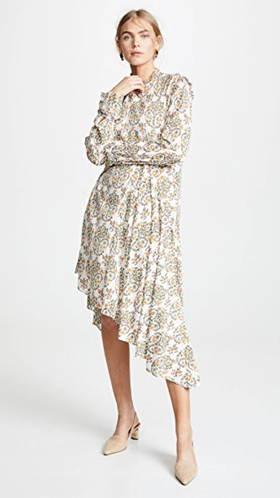 Heartmade Haya Dress White Print | ModeSens