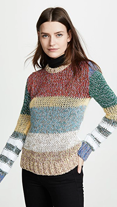 Shop N°21 Striped Sweater In Multi