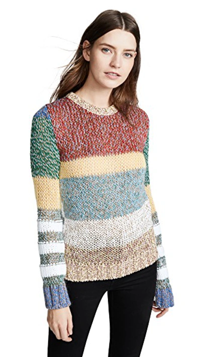 Shop N°21 Striped Sweater In Multi