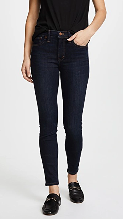 Shop Madewell High Rise Skinny Jeans In Larkspur