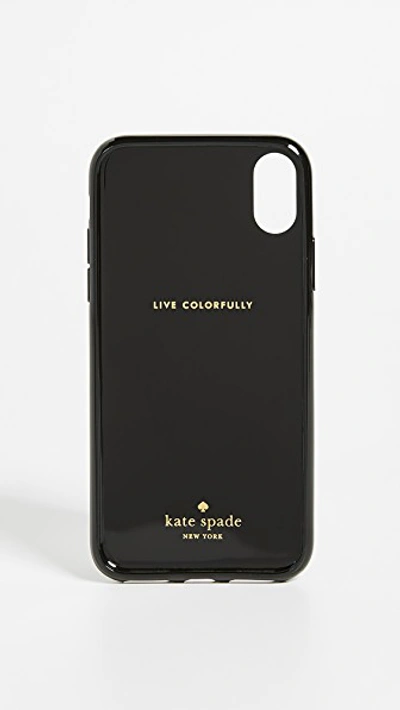 Shop Kate Spade Heartbeat Iphone X / Xs Case In Black/white