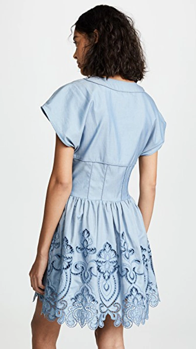 Shop Ramy Brook Ardelle Dress In Chambray