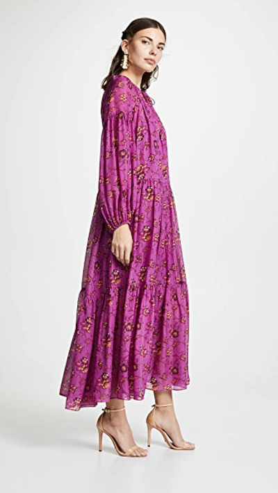 Shop Ulla Johnson Abelia Dress In Magenta