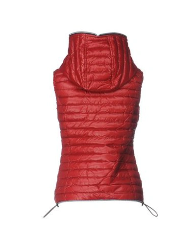 Shop Duvetica Down Jackets In Brick Red