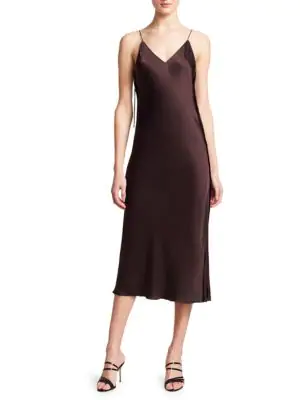 helmut lang raw detail slip dress