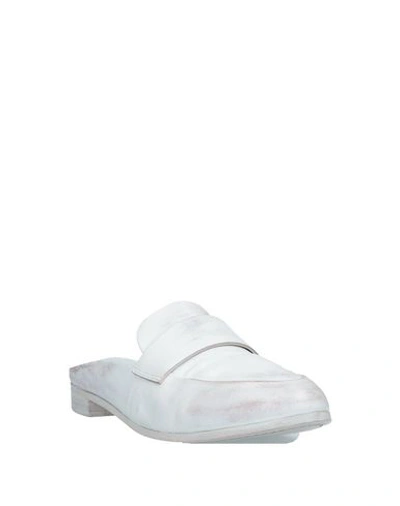 Shop Marsèll Woman Mules & Clogs White Size 6 Soft Leather