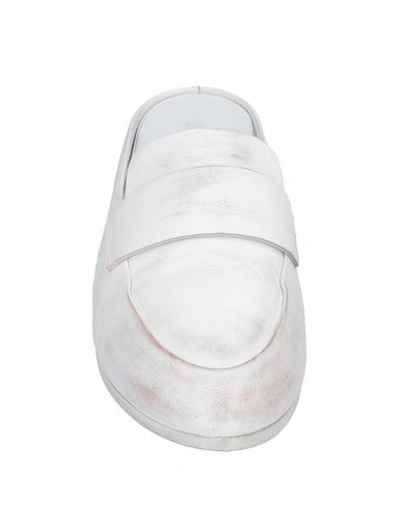 Shop Marsèll Woman Mules & Clogs White Size 6 Soft Leather