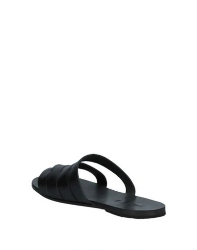 Shop Marsèll Flip Flops In Black