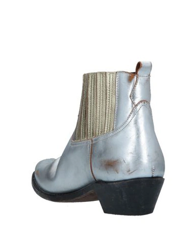 Shop Golden Goose Ankle Boot In Silver